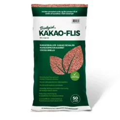 Biologisk Kakao-flis 42x50 Ltr. Hel Palle 7 Biologisk Kakao-flis 42x50 Ltr. Hel Palle -Planter Butik 50 kg1