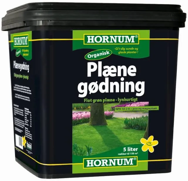 Hornum Plænegødning 5l. 3 Hornum Plænegødning 5l.