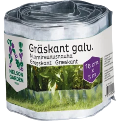 Græskant Galvaniseret 16cmx5m